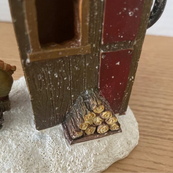 St Nicholas Square Goin Fishing Christmas Village Accessory Ice Fishing Retired - Picture 8 of 14